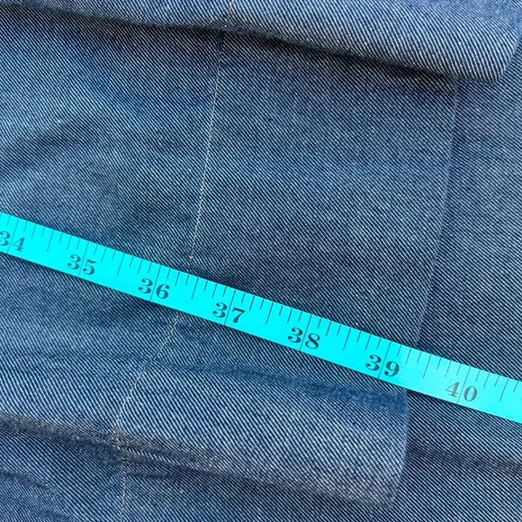 Eileen Fisher size 2X denim organic cotton twill shirt dress - Picture 10 of 10